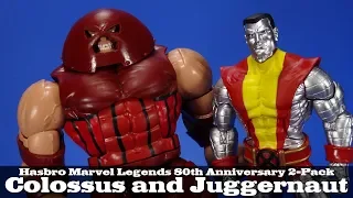 Marvel Legends Colossus and Juggernaut 2-Pack X-Men 80th Anniversary Hasbro Action Figure Review