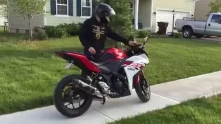 Yamaha R3 Full Yoshimura R77 Exhaust sound