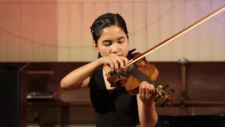 KayCee Galano live, Bach C major Solo Sonata