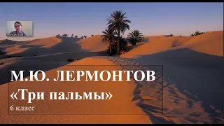 Видео-урок по стихотворению М.Ю.Лермонтова "Три пальмы"