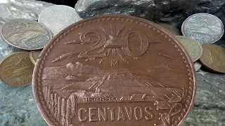 ** 20 Centavos 1973  Vale MUCHO DINERO **  Porque Vale tanto esta Moneda? 20 centavos Teotihuacan
