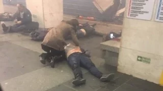 Очевидцы взрыва в метро станции Технологический Институт в Санкт - Петербурге 3 апреля 2017.