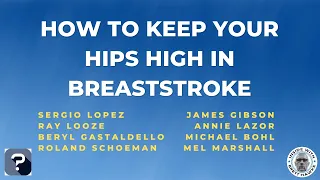 How to keep your hips high in breaststroke