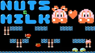 Nuts & Milk прохождение (B) | Игра (Dendy, Nes, Famicom, 8 bit) Стрим RUS