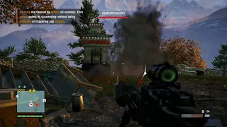 How to do wingsuit and parachute kills in far cry 4....Best trick