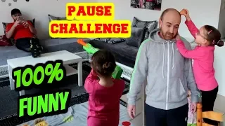 The pause challenge 100% funny