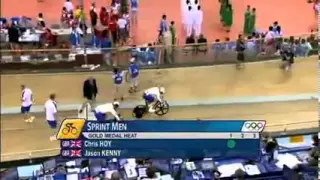 Chris Hoy v Jason Kenny - Sprint Cycling Final | Beijing 2008 Olympics