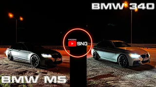 𝟒𝐊 !  BMW 340 3.0 STAGE vs BMW M5 COMPETITION 625hp  |  БМВ 340  |  БМВ м5  |  гонка