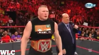 Brock Lesnar Entra no Fogo com Kane : RAW - FOX SPORT - PT BR