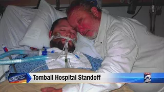 Tomball hospital stand off father speaks