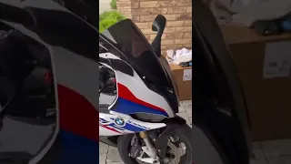 BMW S1000RR Designed with some Carbon Parts & Austin Racing Exhaust System Sound (Brutal Sound)