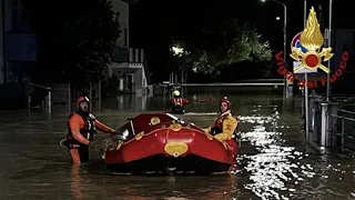 Italy floods: 11 dead and two missing after heavy rainfall in central Marche region