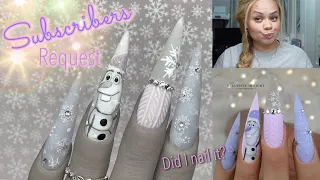 Subscribers Request | Did I Nail It | Recreating Beautiful_In_Light Nails | Stiletto Hard Gel Nails