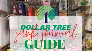 BEGINNERS DOLLAR TREE JUNK JOURNAL guide supplies / shop with me