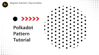 Easy How to Make Polka dot Pattern in Adobe Illustrator
