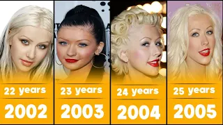 Christina Aguilera from 1998 to 2023