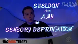 Sheldon and Amy of The Big Bang Theory try Sensory Deprivation