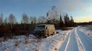 В -30 ЖИВЕМ В БУХАНКЕ И ЛОВИМ НАЛИМА!!Часть вторая!