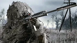CHERNOBYL SNIPER MISSION CALL OF DUTY 4 MODERN WARFARE - All Ghillied Up | No Comentary
