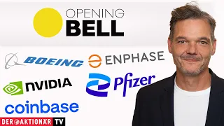 Opening Bell: Bitcoin, Coinbase, Boeing, Nvidia, Pfizer, United Health, Enphase Energy