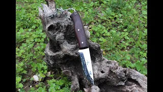 el yapımı bıçak, knife making, bushcraft bıçak, kabza cilalama