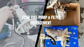 Mercedes E250 W212 Fuel pump & fuel filter replacement | How to change fuel pump & filter on W212 |