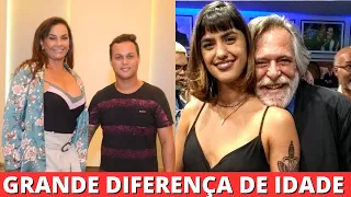 Veja casais de FAMOSOS com grande DIFERENÇA DE IDADE