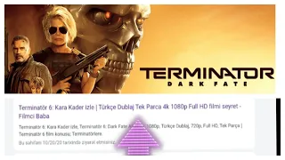 Terminator 6 Dark Fate(Kara Kader) Türkçe Dublaj İzle Tek Parça İzle 4k 1080p Full HD Nasıl İzlenir