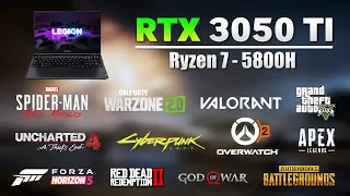 RTX 3050 Ti Laptop Gaming Test in 12 Games | Ryzen 7 5800H | 1080p 2023