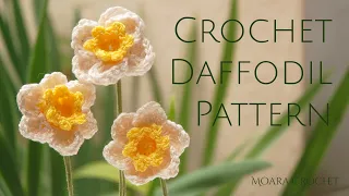 Crochet Daffodil Pattern - Moara Crochet