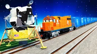 Furious Train Accidents #9 - BeamNG DRIVE