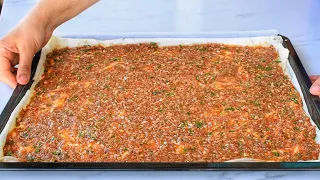 CANIMIZ NE ZAMAN LAHMACUN İSTESE BUNU YAPARIZ❗ ÇOK KOLAY ✅ AZ MALZEME ÇOK LEZZET 🤫