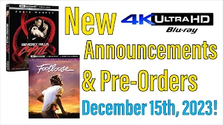 New 4K UHD Blu-ray Announcements & Pre-Orders for December 15th, 2023!