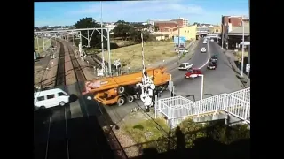 Hannell St and Stewart Ave level crossings Wickham NSW 2000