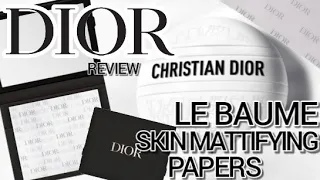 DIOR LE BAUME | DIOR SKIN MATTIFYING PAPERS | DIOR BEAUTY | UNBOXING