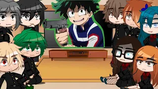 Deku's past classmates react to Deku Policeman AU.