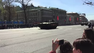 Техника после генеральной репетиции парада Победы.3