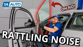 Rattling Inside Your Car's Door When the Window Is Down? Diagnose Loose Window Glass!