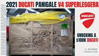 Unboxing a $100K Ducati - the 2021 Ducati Panigale V4 SuperLeggera