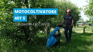 Motocoltivatore 407 con barra falciante - Bertolini