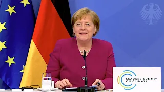 22.04.2021 - Angela Merkel (deutsch) - Joe Bidens Klimagipfel