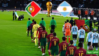 PORTUGAL vs ARGENTINA - FIFA World Cup 2026 - Full Match All Goals | Messi vs Ronaldo | PES Gameplay