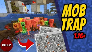 TUTORIAL - MOB TRAP SIMPLES, EFICIENTE e AFK + Dica !!! [1.16+] (Minecraft)