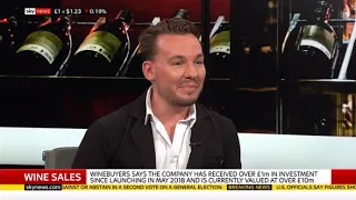 Winebuyers founder Ben Revell interviewed on Ian King Live - Sky News