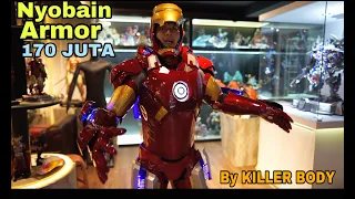 I AM IRONMAN! JUST FLY TO THE OFFICE! HAHAA..170 MILLION ARMOR IRONMAN WORN ON MY BODY!!!!