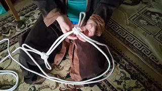 Ноқта түйіп үйрену. Halter for a horse. Недоуздок.