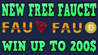 NEW FREE FAUCET TRON & DOGE заработок в интернете без вложений до 200 $ в час новые крипто краны