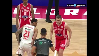 ADMIRALBET ABA LIGA (1/4 finale,  prvi meč): Crvena zvezda - SC Derbi 83:81 / 15.04.2024.