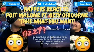 Rappers React To Post Malone ft. Ozzy Osbourne, Travis Scott "Take What You Want"!!!