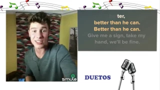 Cante com Shawn Mendes - Treat you Better - Karaoke